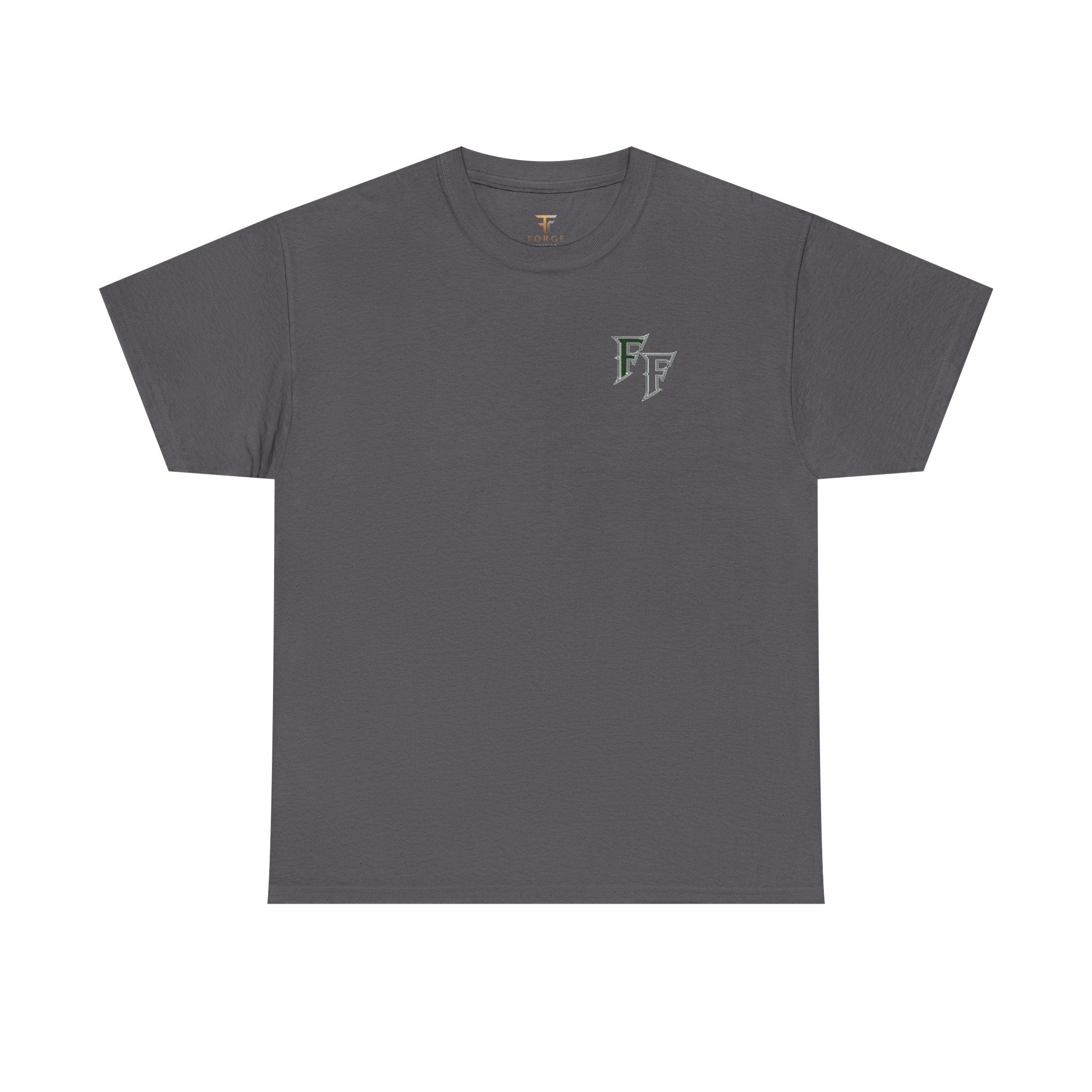 Forge Crew Tee — Blacksmith Anvil & Hammers Shield T-Shirt